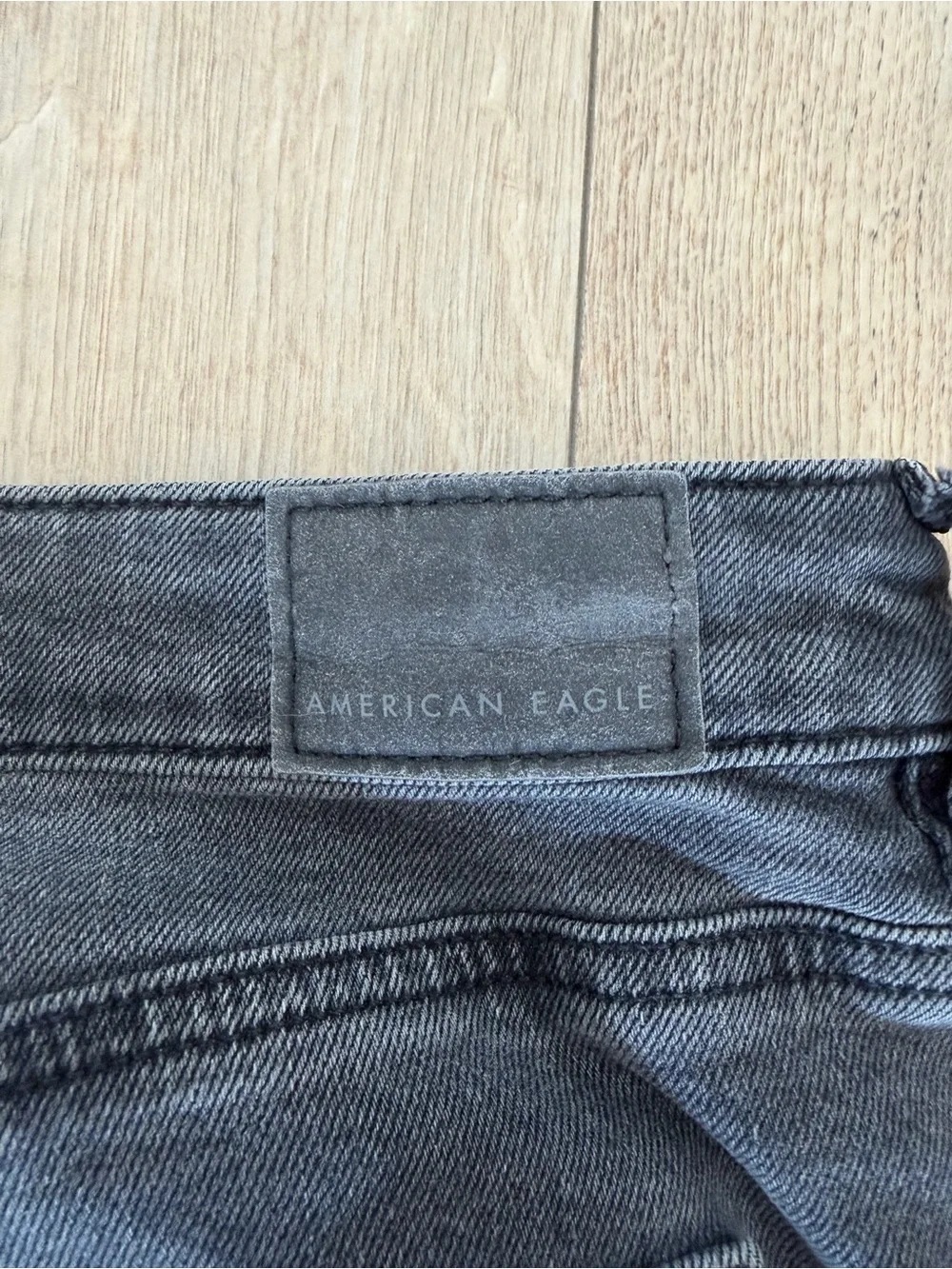 American Eagle Outfitters Charcoal High-Rise Skinny Jeans